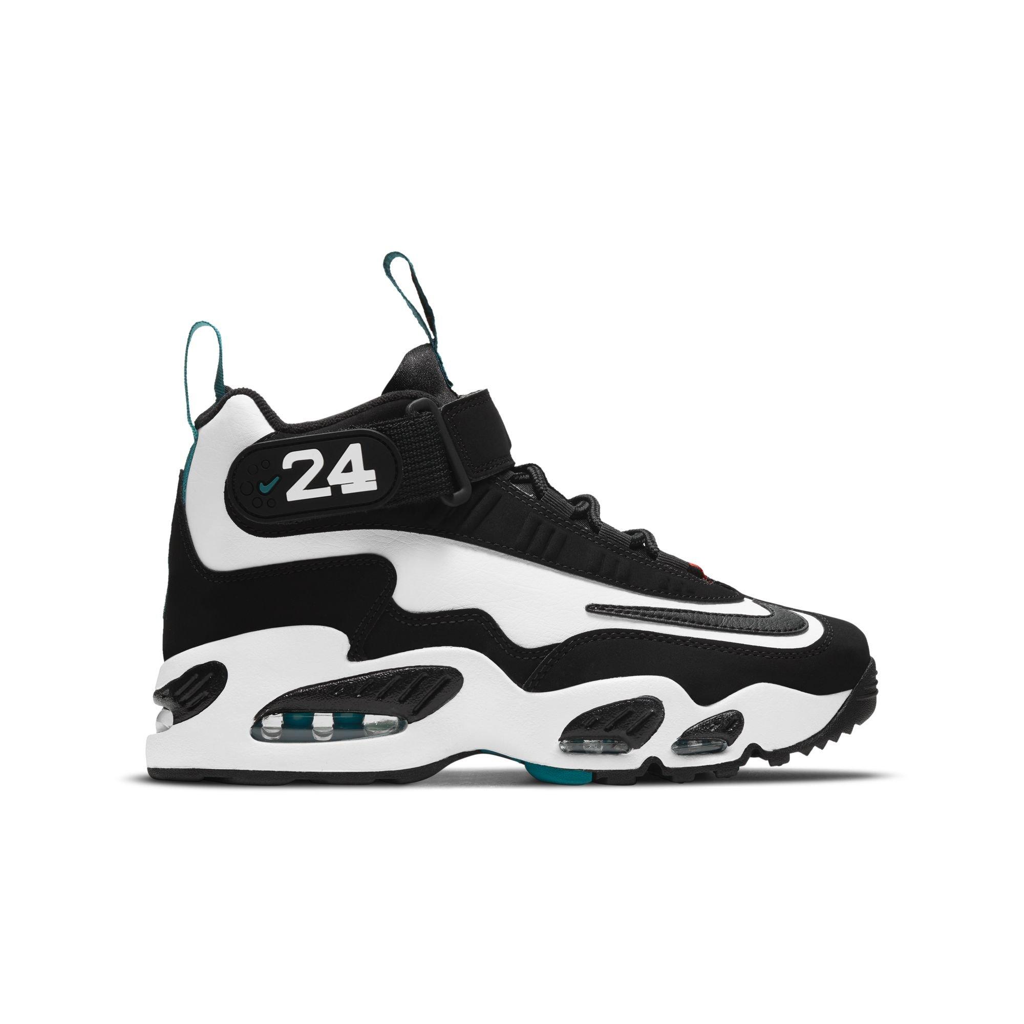 Nike Air Griffey Max 1 "Freshwater" Grade School Kids' Shoe - WHITE/BLACK/FRESH WATER